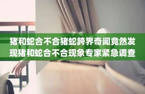 猪和蛇合不合猪蛇跨界奇闻竟然发现猪和蛇合不合现象专家紧急调查
