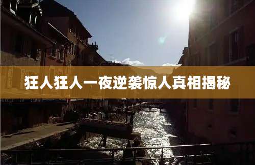 狂人狂人一夜逆袭惊人真相揭秘