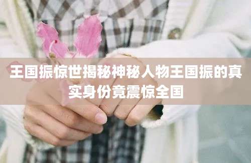 王国振惊世揭秘神秘人物王国振的真实身份竟震惊全国