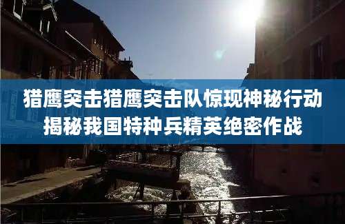 猎鹰突击猎鹰突击队惊现神秘行动揭秘我国特种兵精英绝密作战