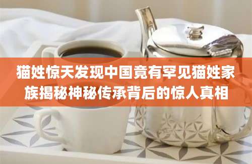 猫姓惊天发现中国竟有罕见猫姓家族揭秘神秘传承背后的惊人真相