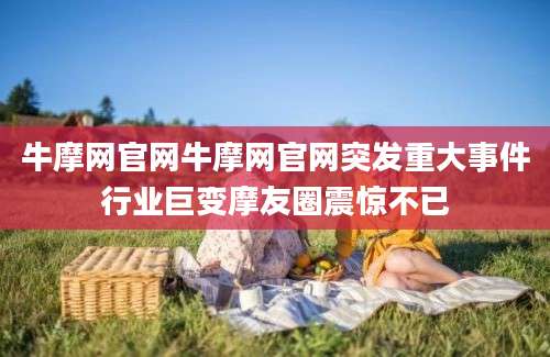 牛摩网官网牛摩网官网突发重大事件行业巨变摩友圈震惊不已
