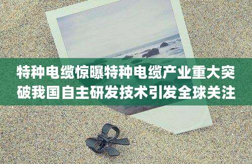 特种电缆惊曝特种电缆产业重大突破我国自主研发技术引发全球关注