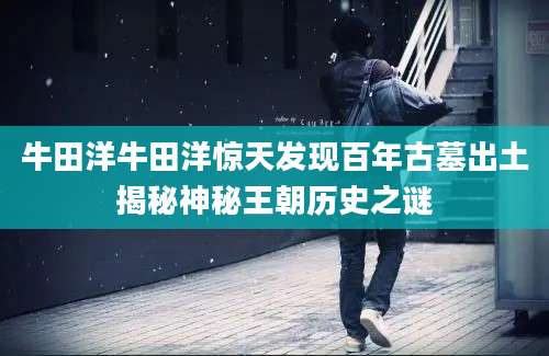 牛田洋牛田洋惊天发现百年古墓出土揭秘神秘王朝历史之谜