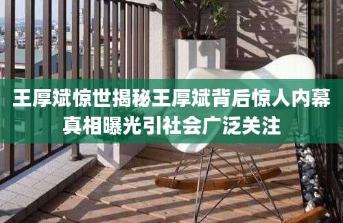 王厚斌惊世揭秘王厚斌背后惊人内幕真相曝光引社会广泛关注