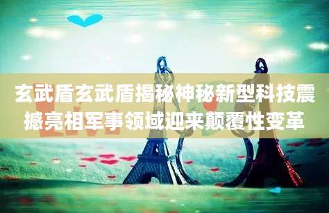 玄武盾玄武盾揭秘神秘新型科技震撼亮相军事领域迎来颠覆性变革