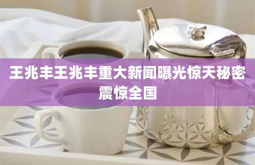 王兆丰王兆丰重大新闻曝光惊天秘密震惊全国