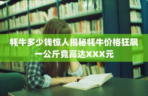 牦牛多少钱惊人揭秘牦牛价格狂飙一公斤竟高达XXX元