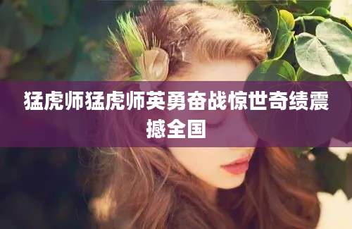 猛虎师猛虎师英勇奋战惊世奇绩震撼全国