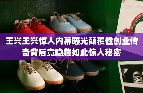 王兴王兴惊人内幕曝光颠覆性创业传奇背后竟隐藏如此惊人秘密