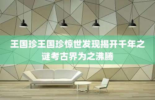 王国珍王国珍惊世发现揭开千年之谜考古界为之沸腾