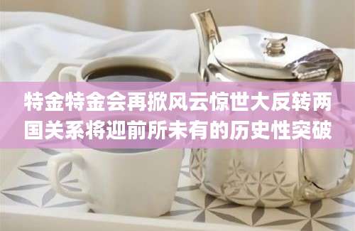特金特金会再掀风云惊世大反转两国关系将迎前所未有的历史性突破