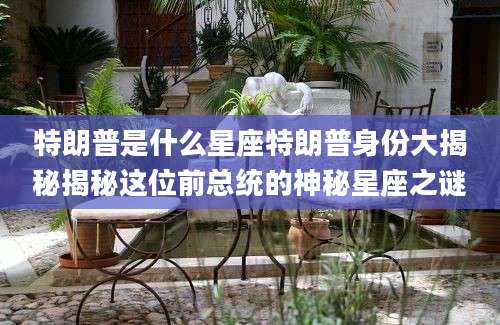 特朗普是什么星座特朗普身份大揭秘揭秘这位前总统的神秘星座之谜