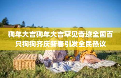 狗年大吉狗年大吉罕见奇迹全国百只狗狗齐庆新春引发全民热议