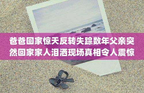 爸爸回家惊天反转失踪数年父亲突然回家家人泪洒现场真相令人震惊