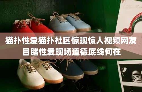 猫扑性爱猫扑社区惊现惊人视频网友目睹性爱现场道德底线何在