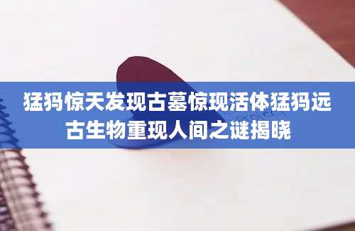 猛犸惊天发现古墓惊现活体猛犸远古生物重现人间之谜揭晓