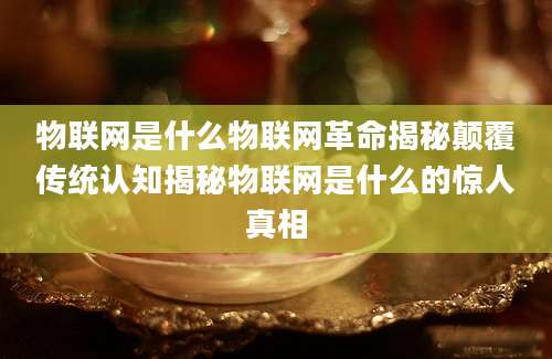 物联网是什么物联网革命揭秘颠覆传统认知揭秘物联网是什么的惊人真相