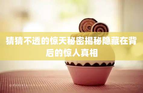 猜猜不透的惊天秘密揭秘隐藏在背后的惊人真相