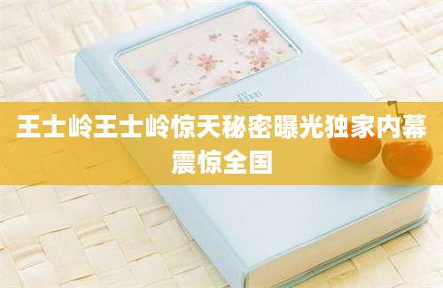 王士岭王士岭惊天秘密曝光独家内幕震惊全国