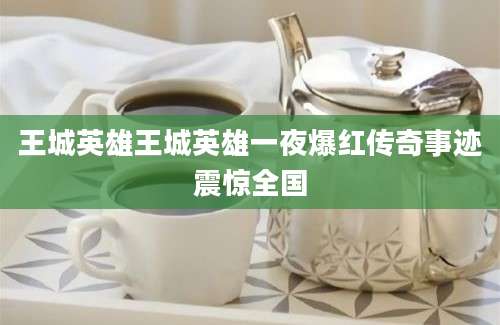 王城英雄王城英雄一夜爆红传奇事迹震惊全国