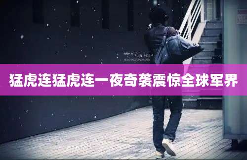 猛虎连猛虎连一夜奇袭震惊全球军界