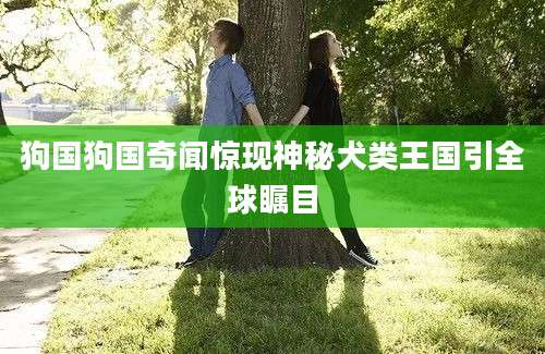 狗国狗国奇闻惊现神秘犬类王国引全球瞩目