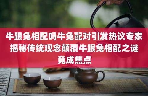 牛跟兔相配吗牛兔配对引发热议专家揭秘传统观念颠覆牛跟兔相配之谜竟成焦点