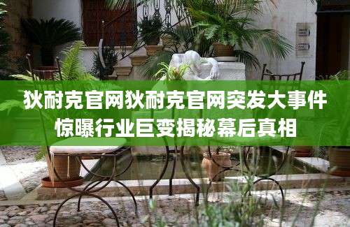 狄耐克官网狄耐克官网突发大事件惊曝行业巨变揭秘幕后真相