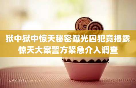 狱中狱中惊天秘密曝光囚犯竟揭露惊天大案警方紧急介入调查