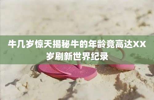 牛几岁惊天揭秘牛的年龄竟高达XX岁刷新世界纪录