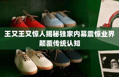 王又王又惊人揭秘独家内幕震惊业界颠覆传统认知