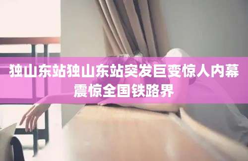 独山东站独山东站突发巨变惊人内幕震惊全国铁路界
