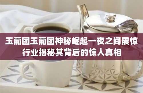 玉葡团玉葡团神秘崛起一夜之间震惊行业揭秘其背后的惊人真相